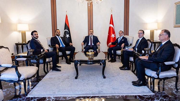 Dışişleri Bakanı Hakan Fidan Libya heyetiyle görüştü haber görseli