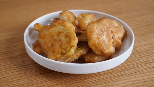 Glutensiz kabak tempura tarifi (Videolu)