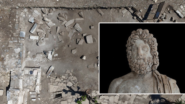 Aspendos kazılarında tarihi buluş: 1.800 yıllık şifa heykeli gün yüzüne çıktı