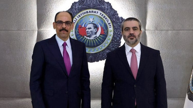 MİT Başkanı İbrahim Kalın, Suriye Dışişleri Bakanı Şeybani ile görüştü haber görseli