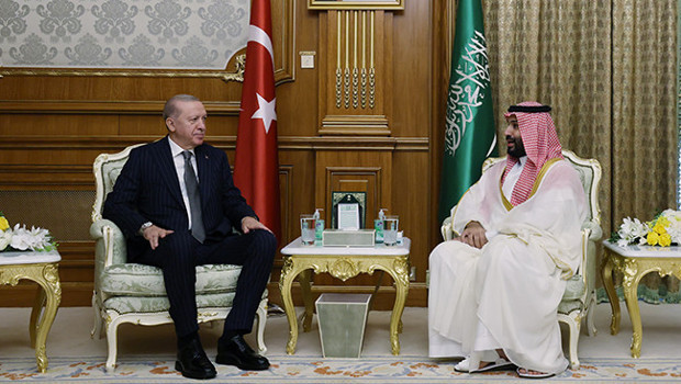 Cumhurbaşkanı Erdoğan Mekke'de Selman ile görüştü haber görseli