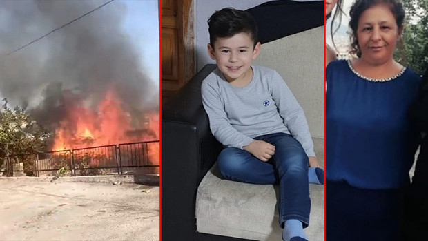 İzmir'de yangın faciası: Anneanne ve torunu yangında öldü haber görseli
