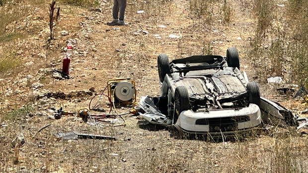 Kastamonu'da otomobil 15 metreden menfeze uçtu: Sürücü öldü, eşi ve 2 çocuğu ağır yaralı haber görseli