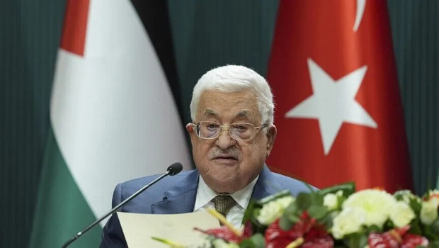 Filistin Devlet Başkanı Abbas, resmi temaslar için Ankara'da haber görseli