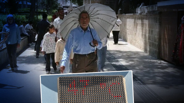 Türkiye'nin en sıcak kentleri arasında: Termometreler 47 dereceyi gösterdi
