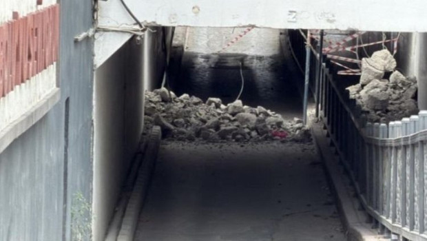 Bolu'da alt geçit ulaşıma kapatıldı haber görseli