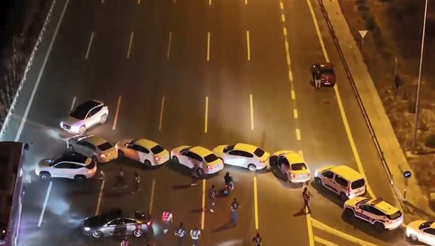 Eyüpsultan'da tehlikeli hareketler yapan motosiklet sürücülerine dron destekli denetim: 58 gözaltı