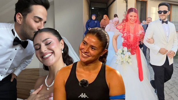 Survivor Ayşe Yüksel ve Sercan Saray evlendi