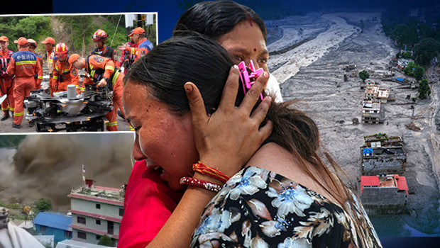 Nepal'deki felakette korkunç tablo! Ekipler dehşete düştü... 'Her şeyi yutan dev bir canavar gibiydi' haber görseli