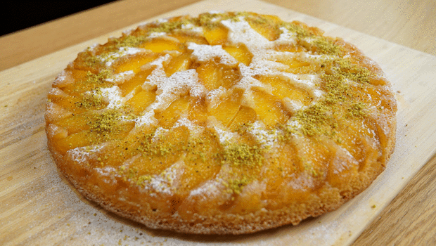 Şeftalili tart kek (Videolu)