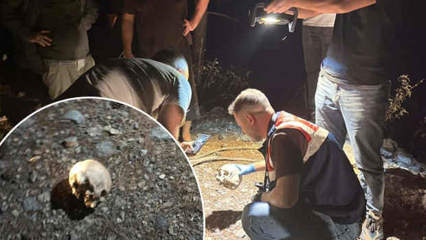 Antalya'da ormanlık alanda kafatası bulundu