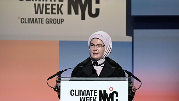 Emine Erdoğan, New York İklim Haftası açılışında konuştu
