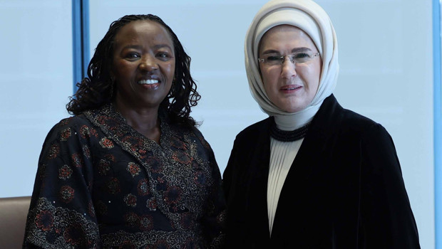 Emine Erdoğan, Kenya Cumhurbaşkanı'nın eşi Rachel Ruto ile görüştü haber görseli