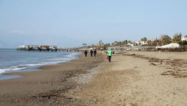 Samsun'da sahilde insan iskeleti bulundu