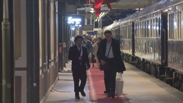 Paris’ten kalkan tarihi 'Orient Express' treni İstanbul'da