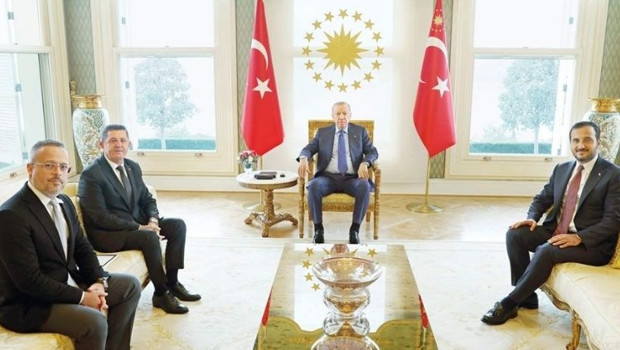 Başkan Erdoğan, Çekmeköy Belediye Başkanı Orhan Çerkez'i Kabul Etti