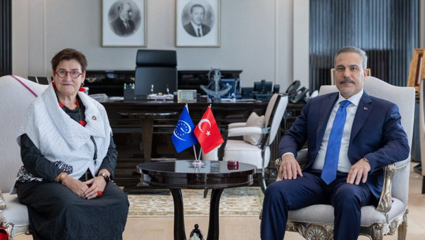 Dışişleri Bakanı Hakan Fidan, Avrupa Konseyi Parlamenter Meclisi Başkanı Bayr'ı kabul etti