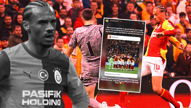 Eleştirilerin hedefindeki Sane'den Galatasaray taraftarına mesaj! haber görseli