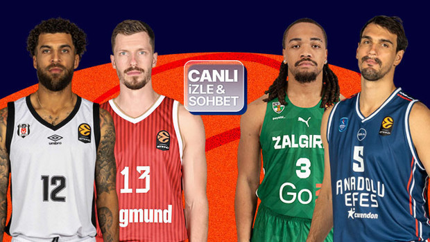 EuroLeague'de temsilcilerimiz sahne alıyor! Beşiktaş - Bayern Münih ve Zalgiris - Anadolu Efes maçlarının heyecanı canlı yayın ile Misli'de haber görseli