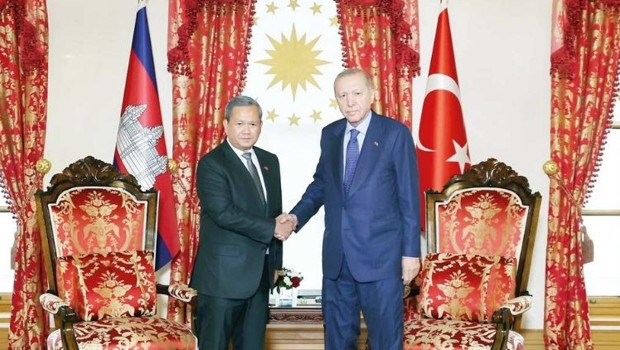 Başkan Erdoğan, Kamboçya Başbakanı Manet'i kabul etti