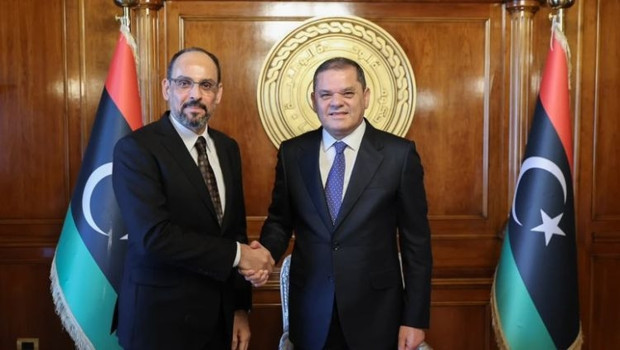 MİT Başkanı Kalın, Libya Başbakanı Dibeybe ile görüştü haber görseli