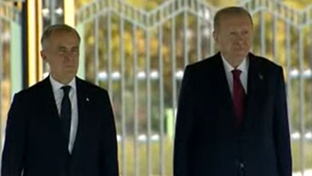 Cumhurbaşkanı Erdoğan, Kanada Başbakanı'nı karşıladı