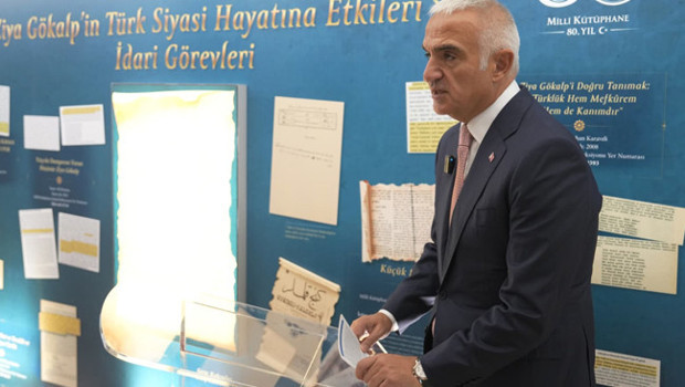 Ziya Gökalp'in fikrî mirası doğumunun 150. yılında Milli Kütüphane'de sergileniyor
