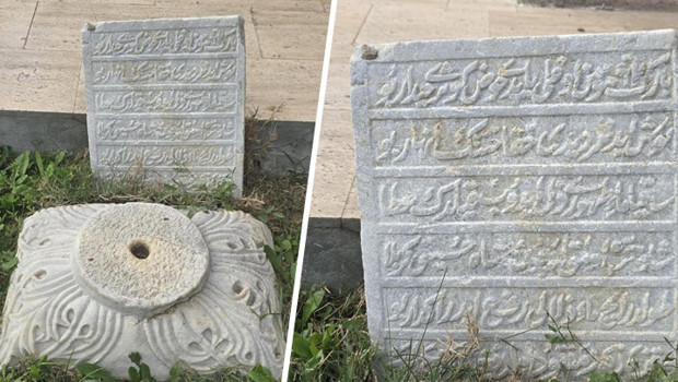Tekirdağ'da 1813 yılına tarihlenen mezar taşı kitabesi bulundu