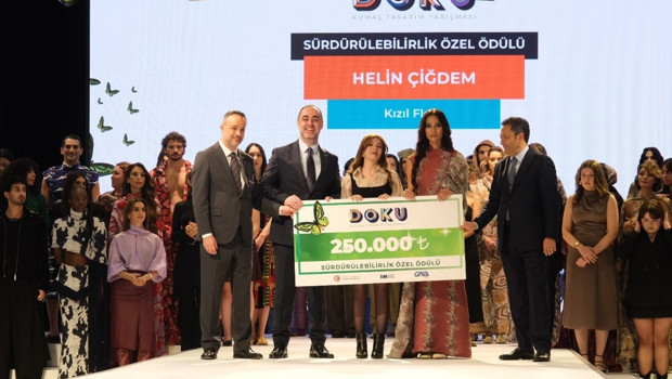 6'ncı Doku Kumaş Tasarım Yarışması'nda ödüller sahiplerini buldu haber görseli
