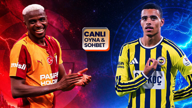 Galatasaray dev derbide Fenerbahçe'yi ağırlıyor! Maçın heyecanı canlı sohbet ile Misli'de