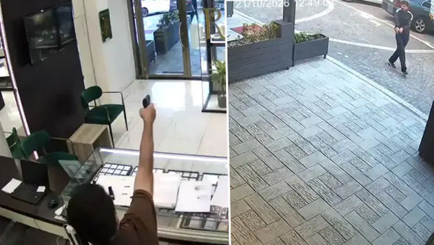 Esenyurt'ta Kuyumcuya Silahlı Saldırının Yeni Görüntüleri Ortaya Çıktı