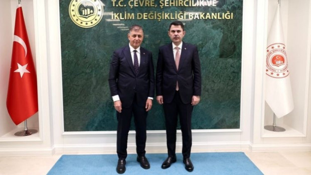 Bakan Kurum, İzmir Büyükşehir Belediye Başkanı Tugay’ı kabul etti
