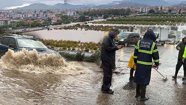 Kuvvetli yağış etkili olacak! Meteoroloji saat verdi: Sel, su baskını, yağış anında kuvvetli rüzgar ve hortum... Muğla'yı sağanak vurdu