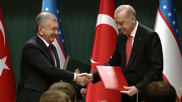 Türkiye ile Özbekistan arasında 5 anlaşma imzalandı