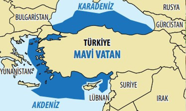 ‘Mavi Vatan’ haritasıyla şikayet etti