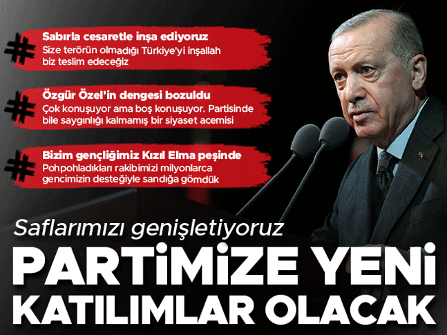 Cumhurbaşkanı Erdoğandan önemli açıklamalar