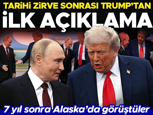 Alaskadaki tarihi ABD-Rusya zirvesi sonrası Trumptan ilk açıklama Putin, Zelenski ile görüşecek mi