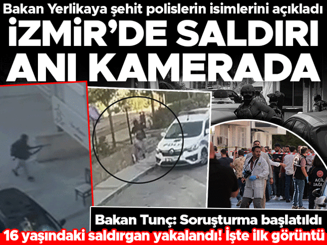 İzmirde polis merkezine silahlı saldırı: 2 şehit