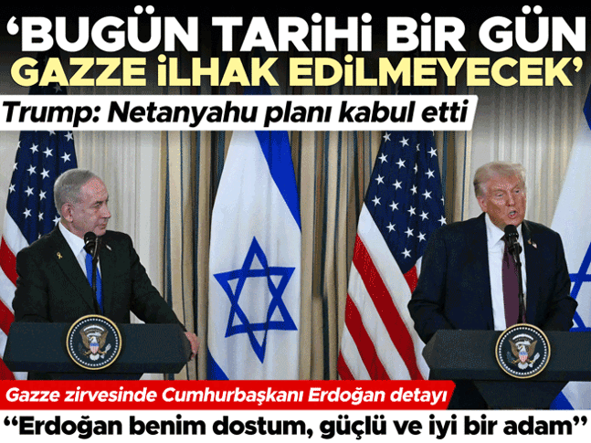 Son dakika... Kritik Gazze zirvesi sona erdi Trump ve Netanyahudan önemli açıklamalar