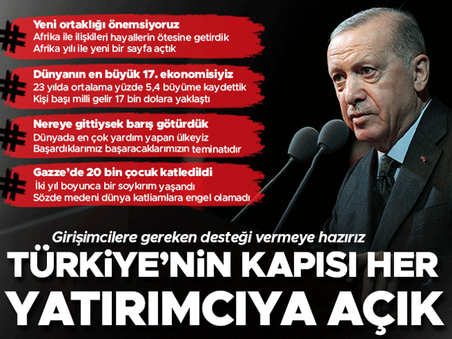 Cumhurbaşkanı Erdoğandan önemli açıklamalar
