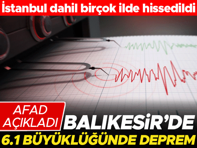 Son dakika... İstanbulda hissedilen bir deprem oldu