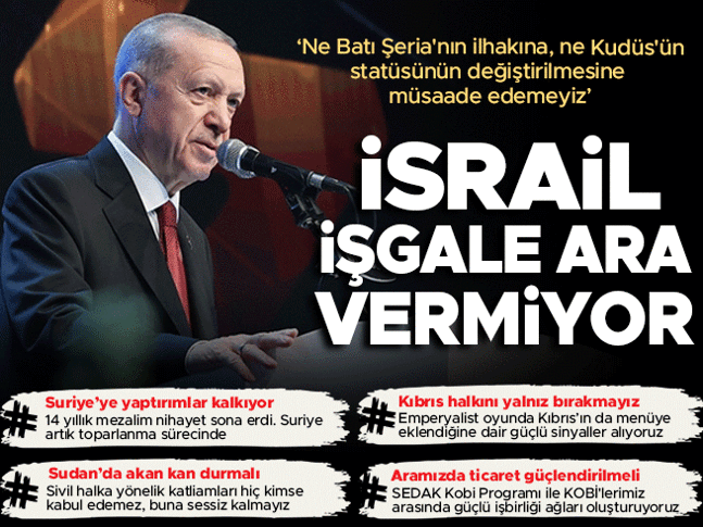 Cumhurbaşkanı Erdoğan İSEDAK 41. toplantısında konuşuyor