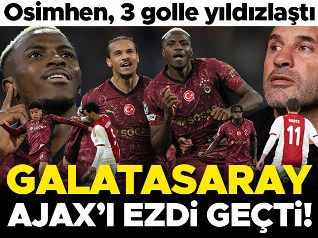 Ajax 0-3 Galatasaray maç özeti (UEFA Şampiyonlar Ligi)