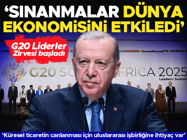 G20 Liderler Zirvesi | Cumhurbaşkanı Erdoğandan önemli açıklamalar