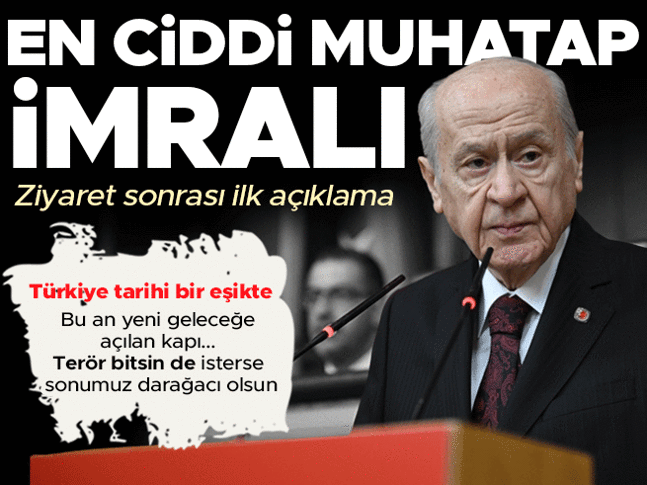 MHP lideri Devlet Bahçeliden önemli açıklamalar