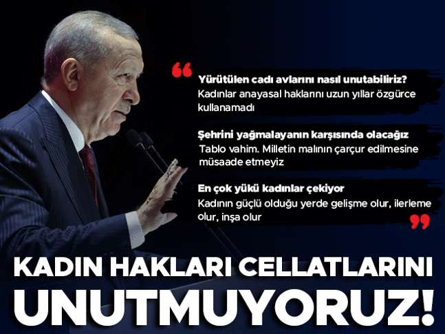Cumhurbaşkanı Erdoğandan önemli açıklamalar