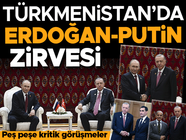 Cumhurbaşkanı Erdoğan, Putin ile bir araya geldi