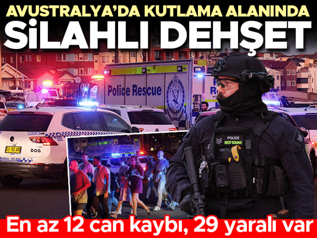 Son dakika... Avustralyada silahlı saldırı: Kutlama sırasında ateş açıldı