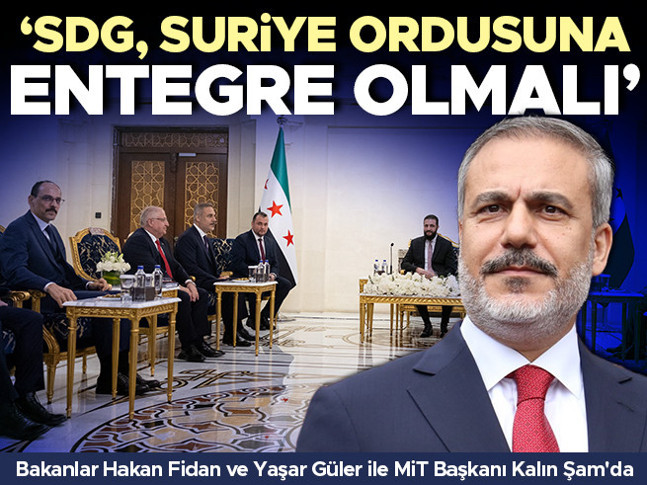Türkiyeden Şama kritik ziyaret: Dışişleri Bakanı Hakan Fidan, Milli Savunma Bakanı Yaşar Güler, MİT Başkanı İbrahim Kalın Suriyede