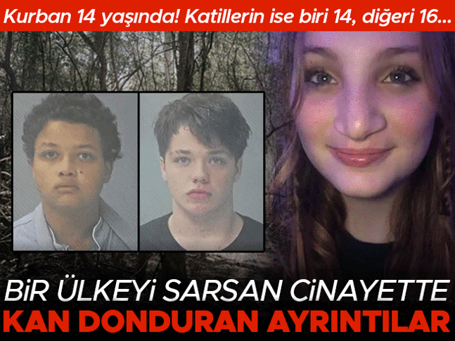 Kurban 14 yaşında, katillerin ise biri 14 öbürü 16... Bir ülkeyi sarsan cinayette kan donduran ayrıntılar